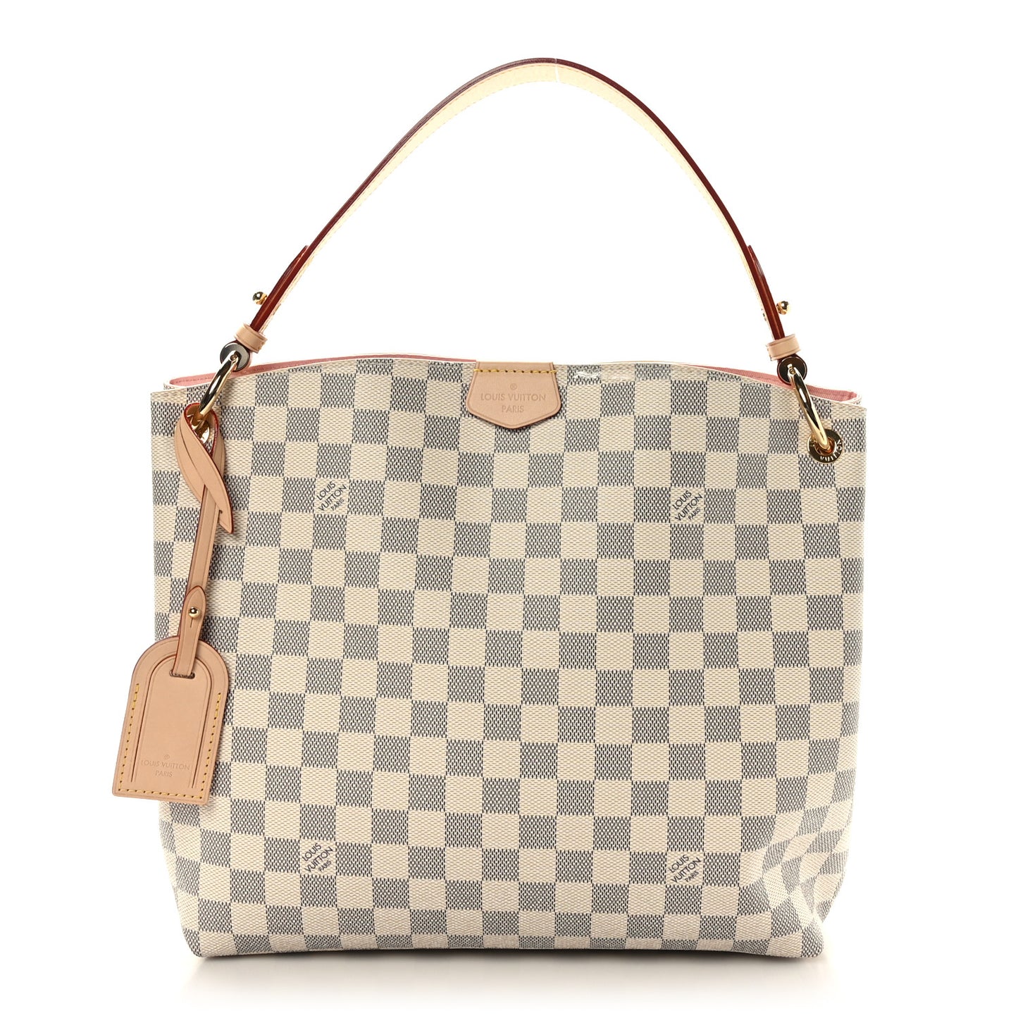 Damier Azur Graceful PM Rose Ballerine