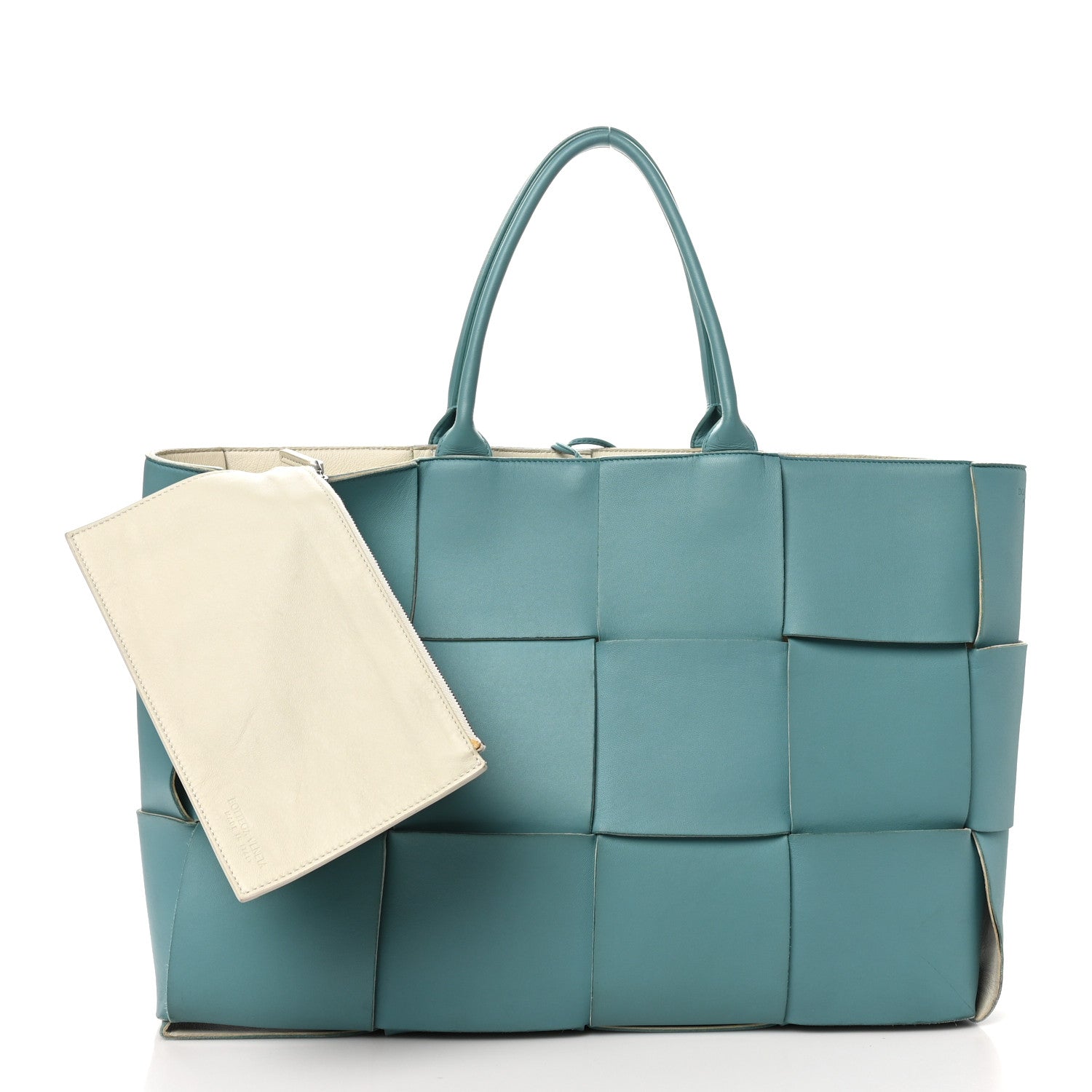 Bottega Veneta Nappa Maxi Intrecciato Large Arco Tote Linoleum 3 of 10