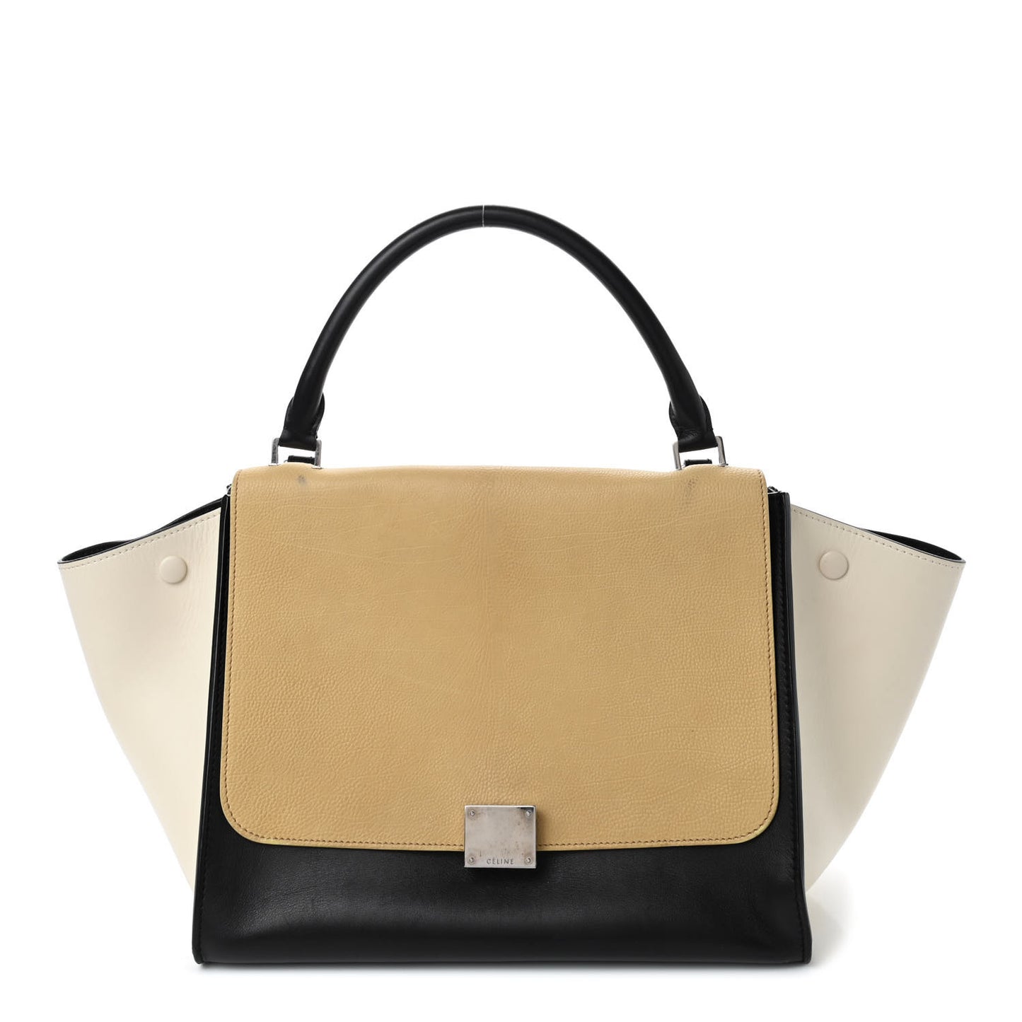 Velluto Calfskin Medium Tri-Color Trapeze