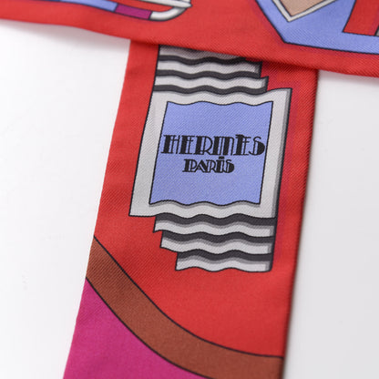 Hermes Silk Carre En Boucles Twilly 3 of 4