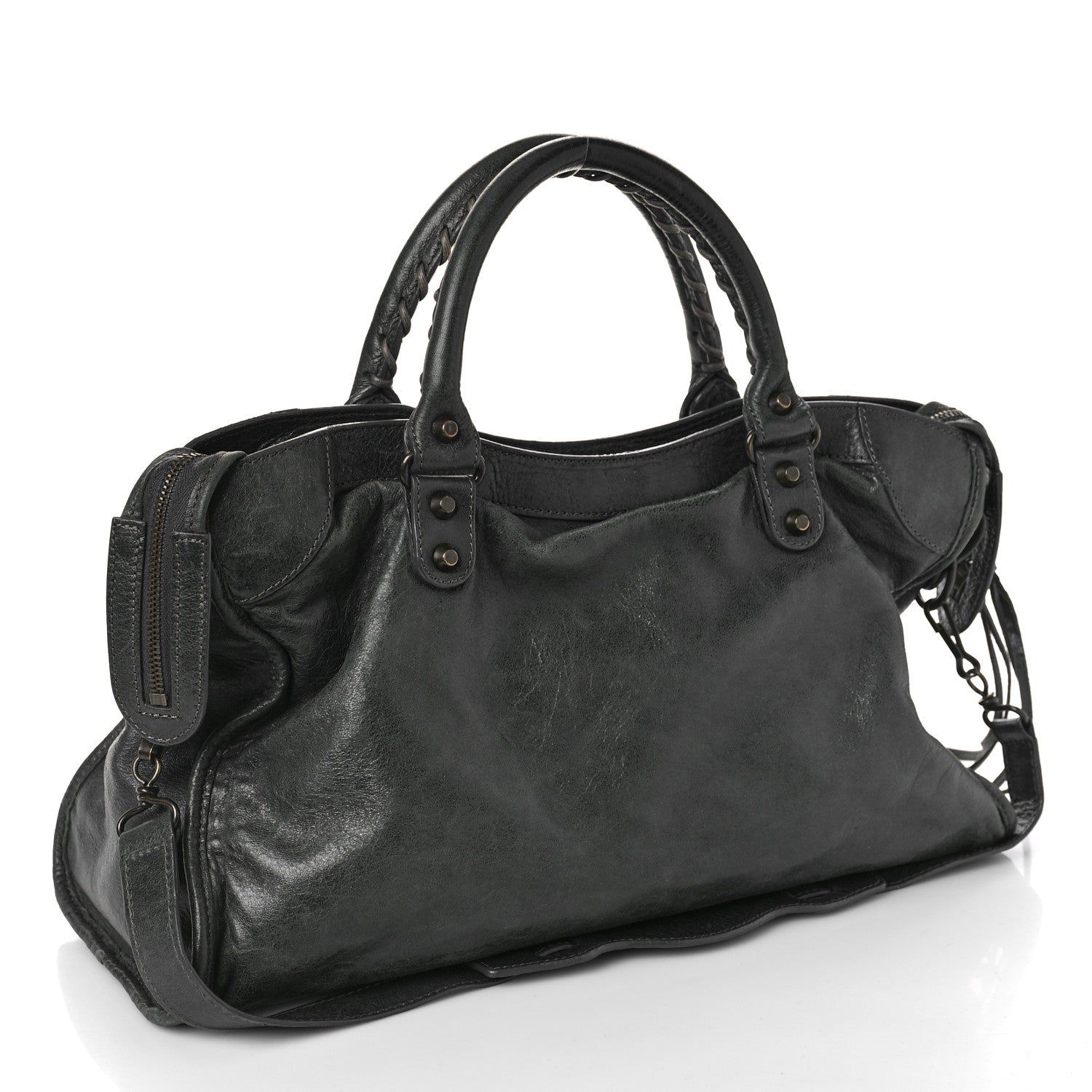 Balenciaga Agneau Classic Hardware City Anthracite 3 of 8