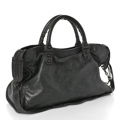 Balenciaga Agneau Classic Hardware City Anthracite 3 of 8
