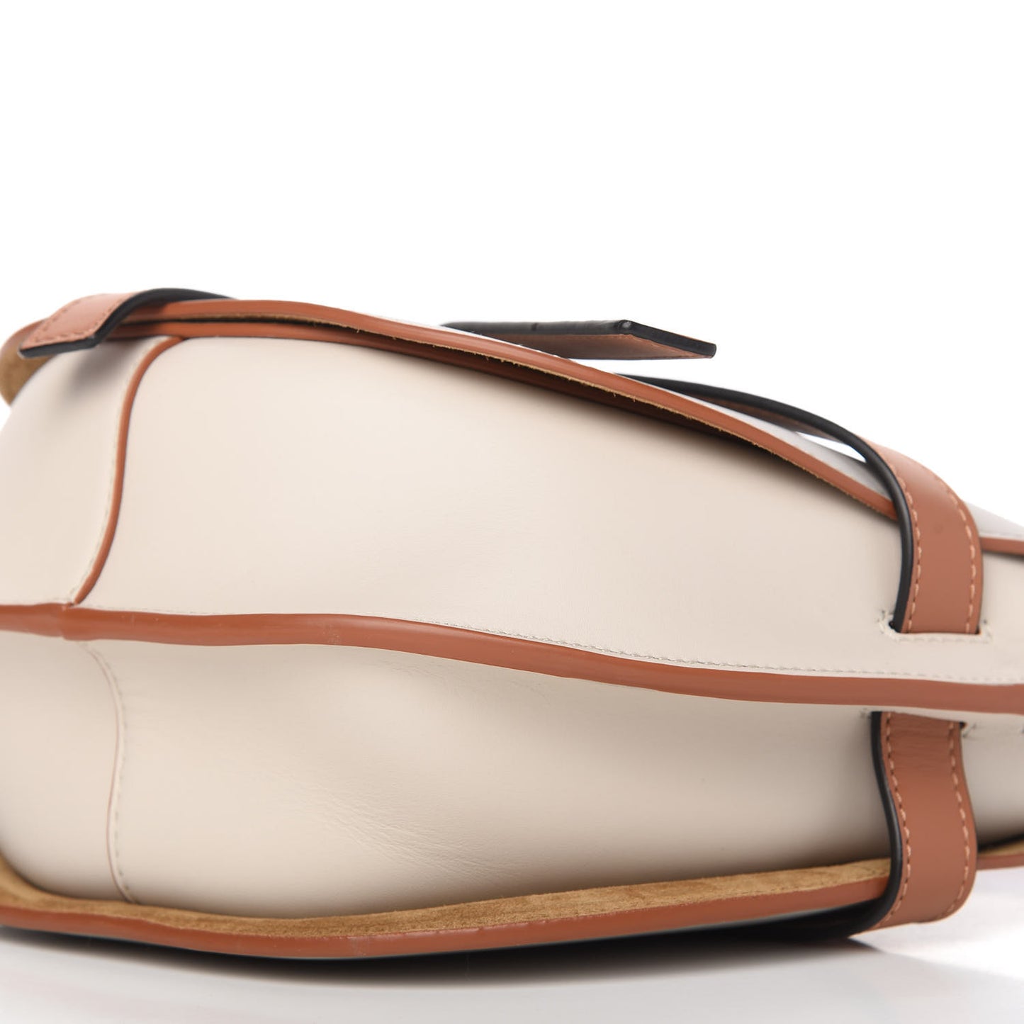 Calfskin Small Gate Crossbody Bag Ghost Light Ghost