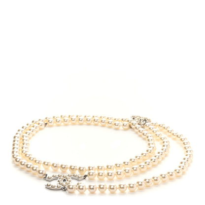 Chanel Pearl CC Belt Silver 1 of 4