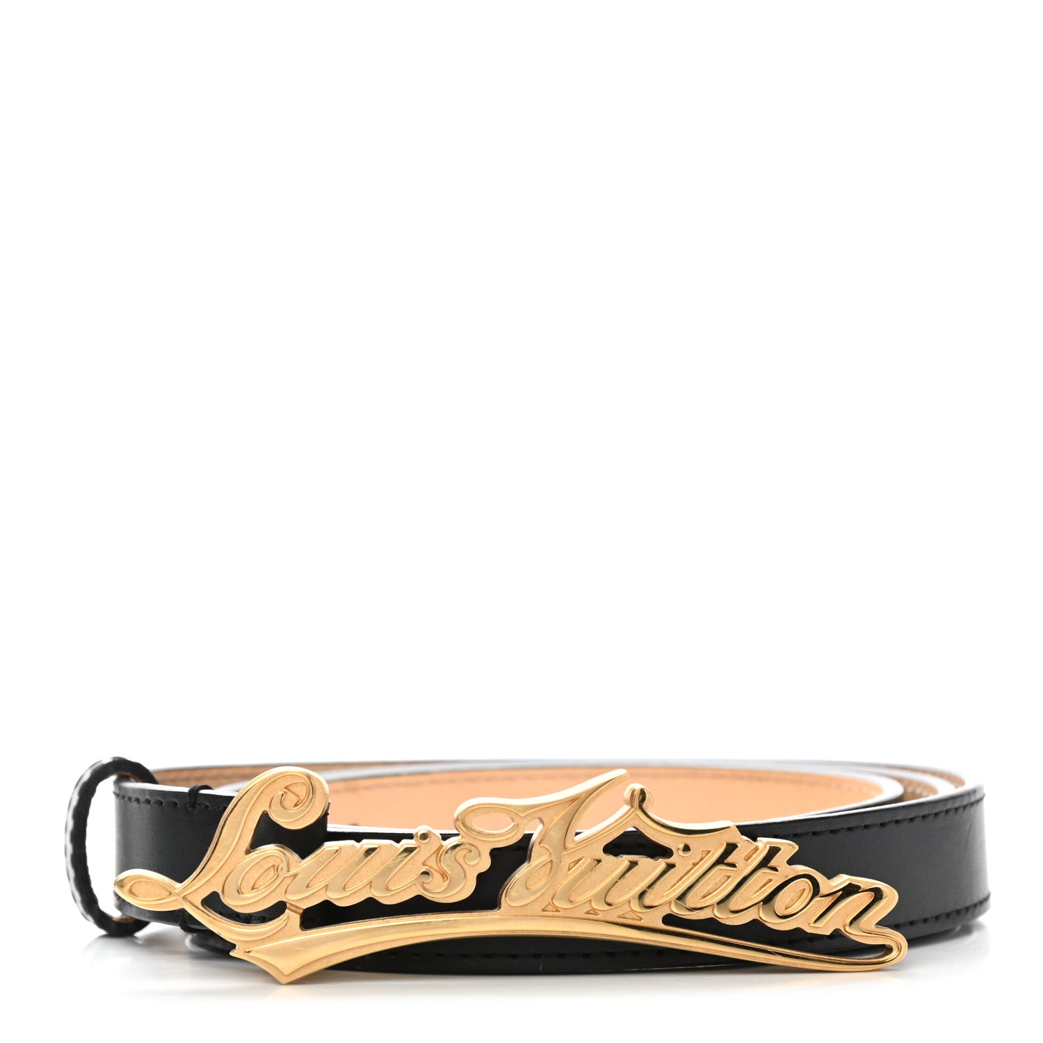 Louis Vuitton Signature LV Initiales Belt 90 36 Black 1 of 7