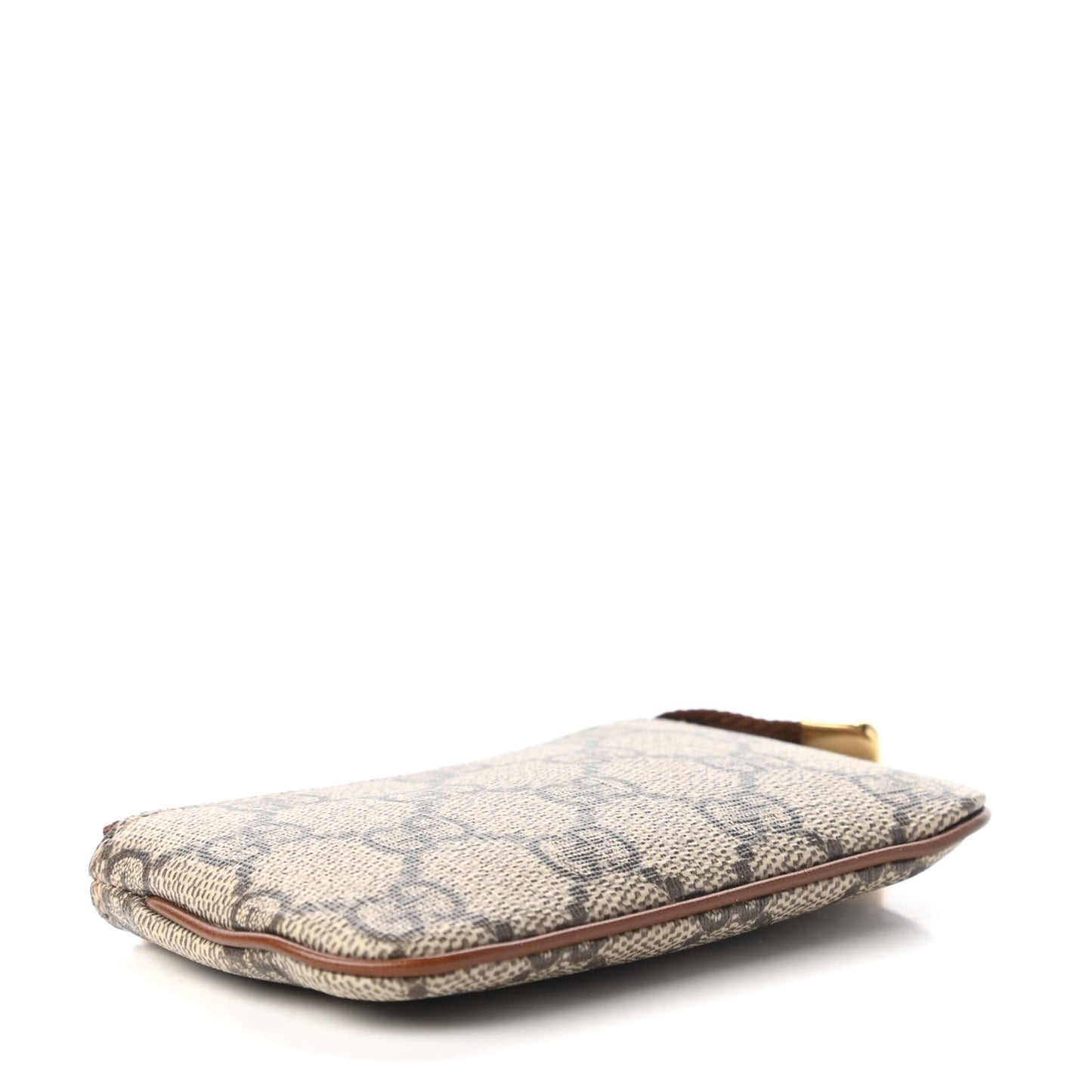 GG Supreme Monogram Key Case Brown