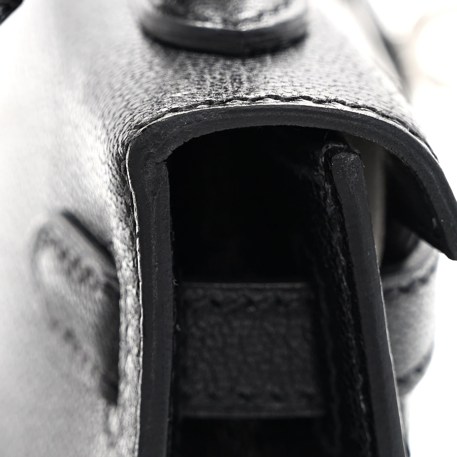 Hermes Chevre Chamkila Mini Kelly Sellier 20 Black 10 of 11