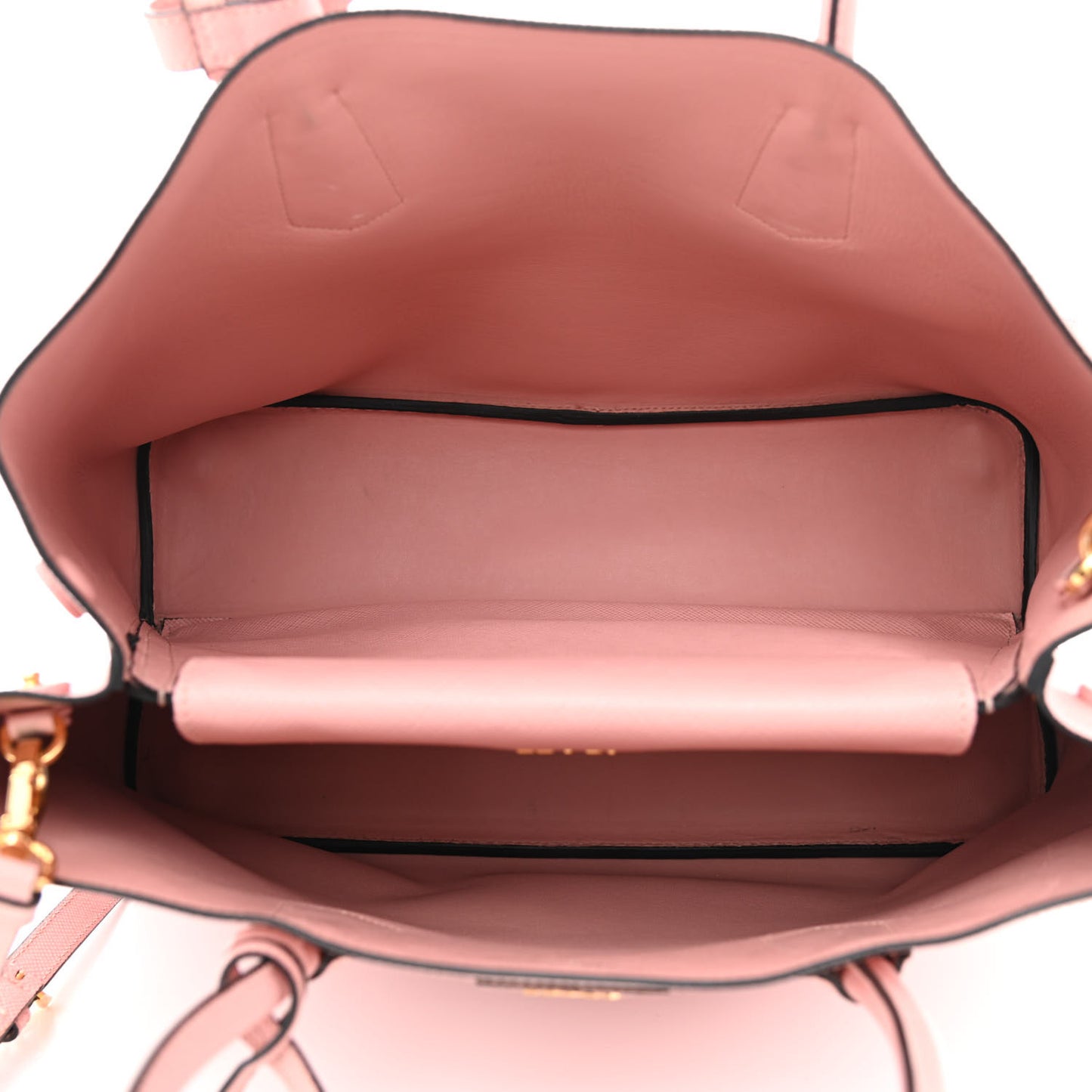 Saffiano Cuir Medium Double Bag Orchidea