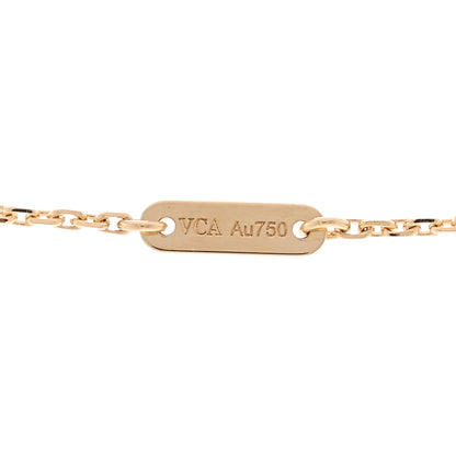Van Cleef & Arpels 18K Yellow Gold Diamond Mini Frivole Pendant Necklace 4 of 6
