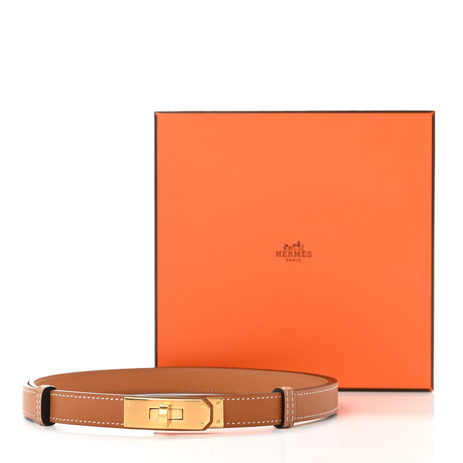 Hermes Epsom Kelly Belt Gold 5 of 5