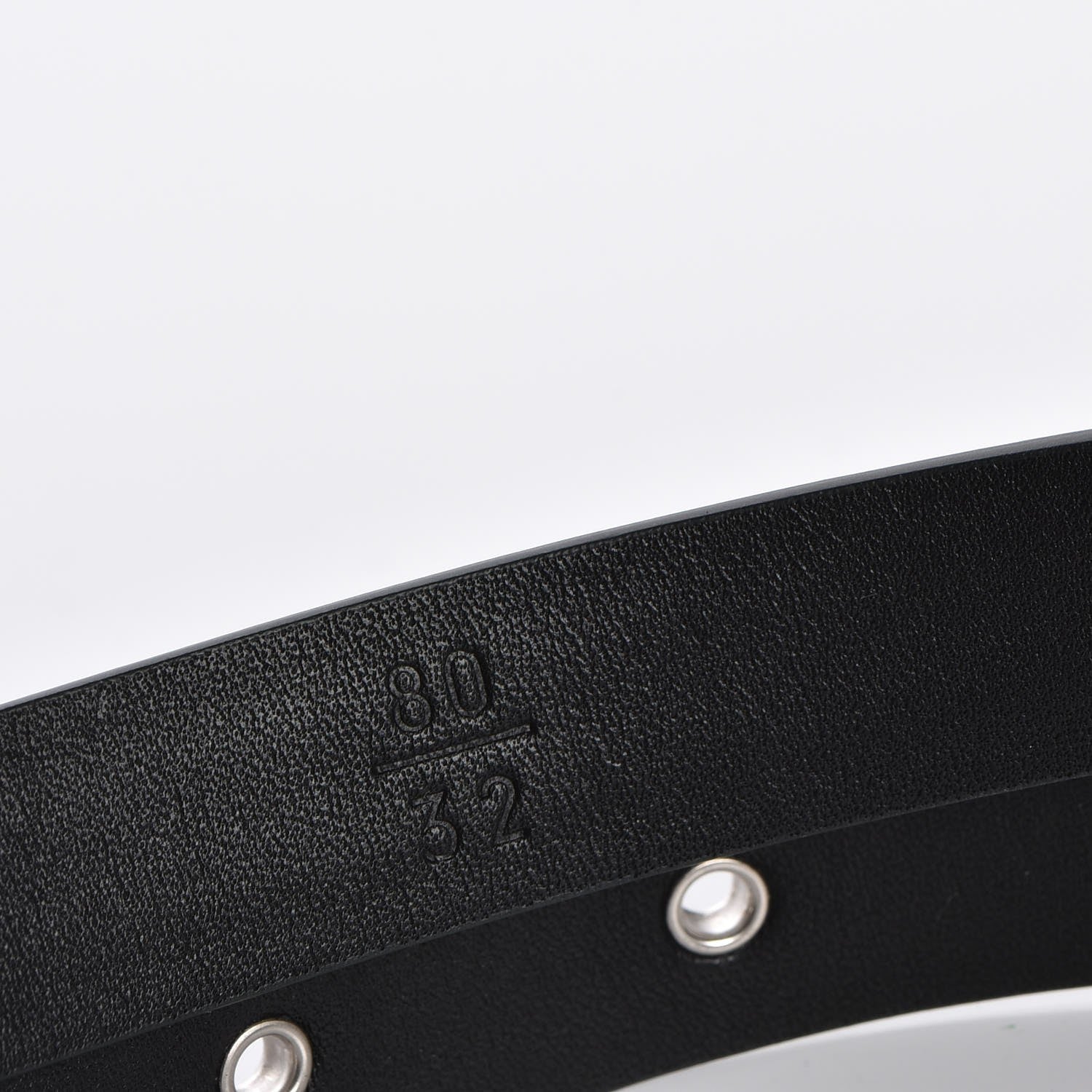 Chanel Glitter Calfskin CC Logo Skinny Belt 80 32 Silver 6 of 8
