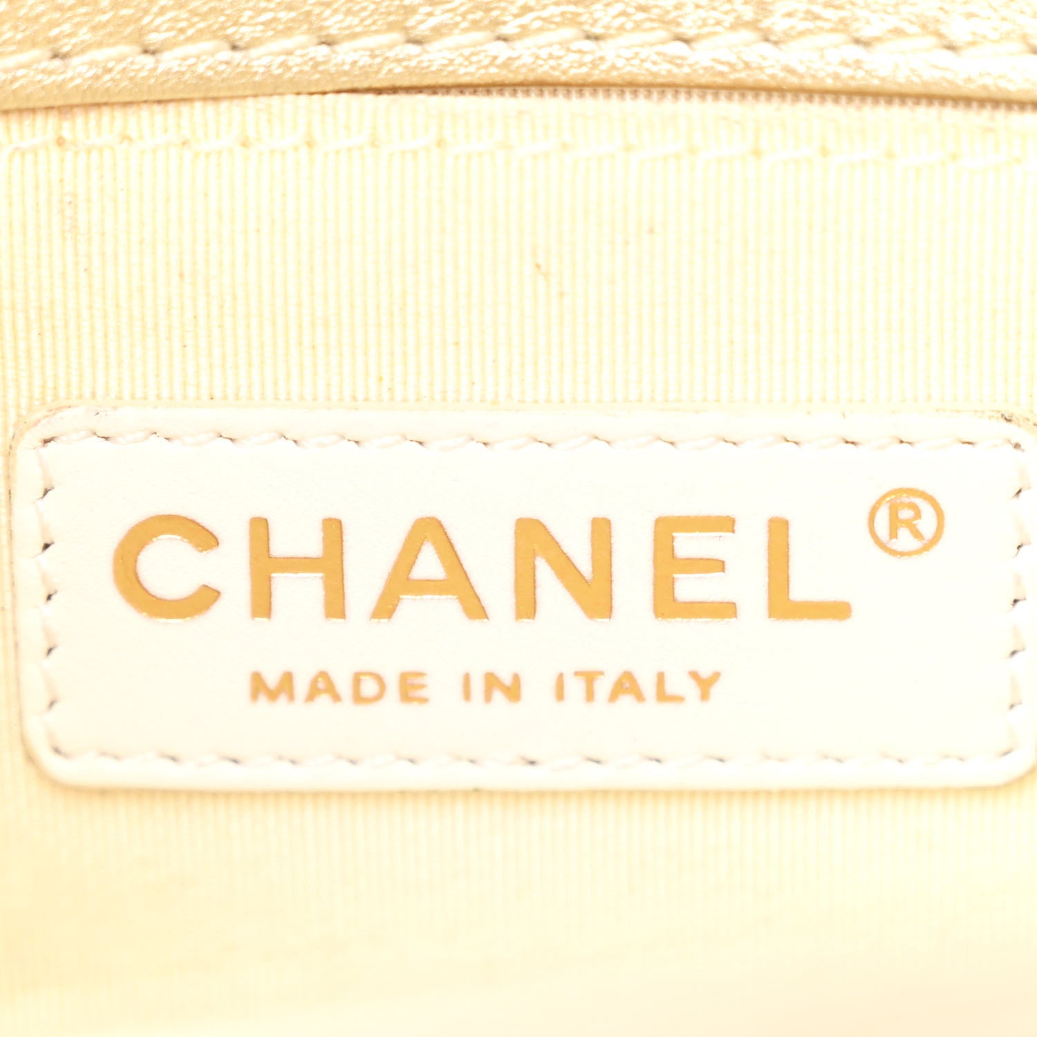 Chanel Metallic Calfskin Perforated Small Boy Flap Gold 6 of 10