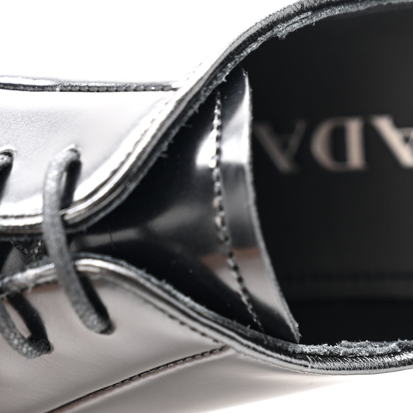 Spazzolato Calzature Donna 50mm Derby Loafers 39 Black