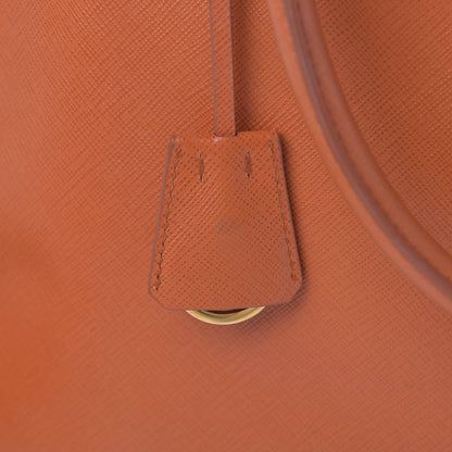 Prada Saffiano Lux Extra Large Tote Papaya 17 of 17