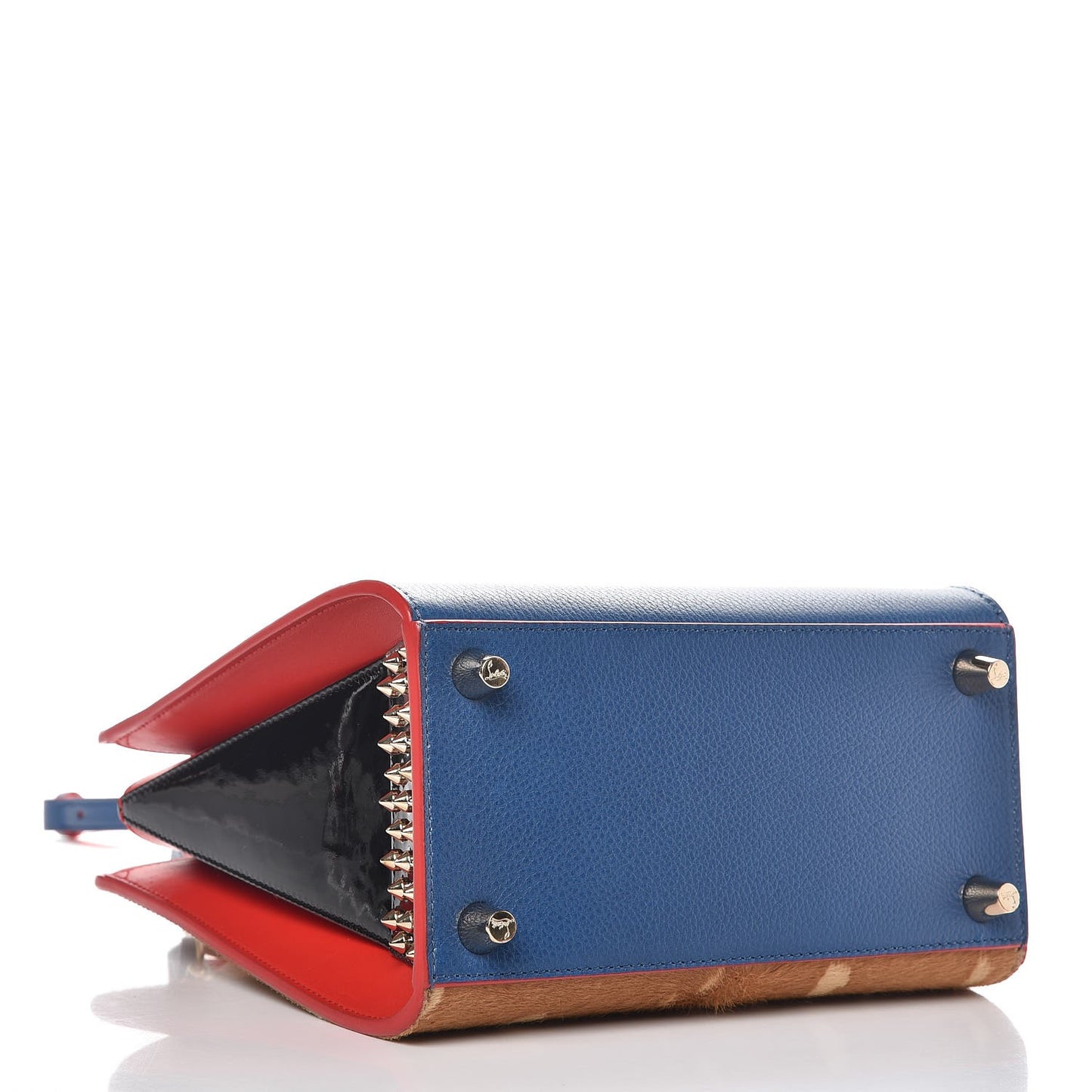 Calfskin Pony Hair Small Paloma Espadon Gold