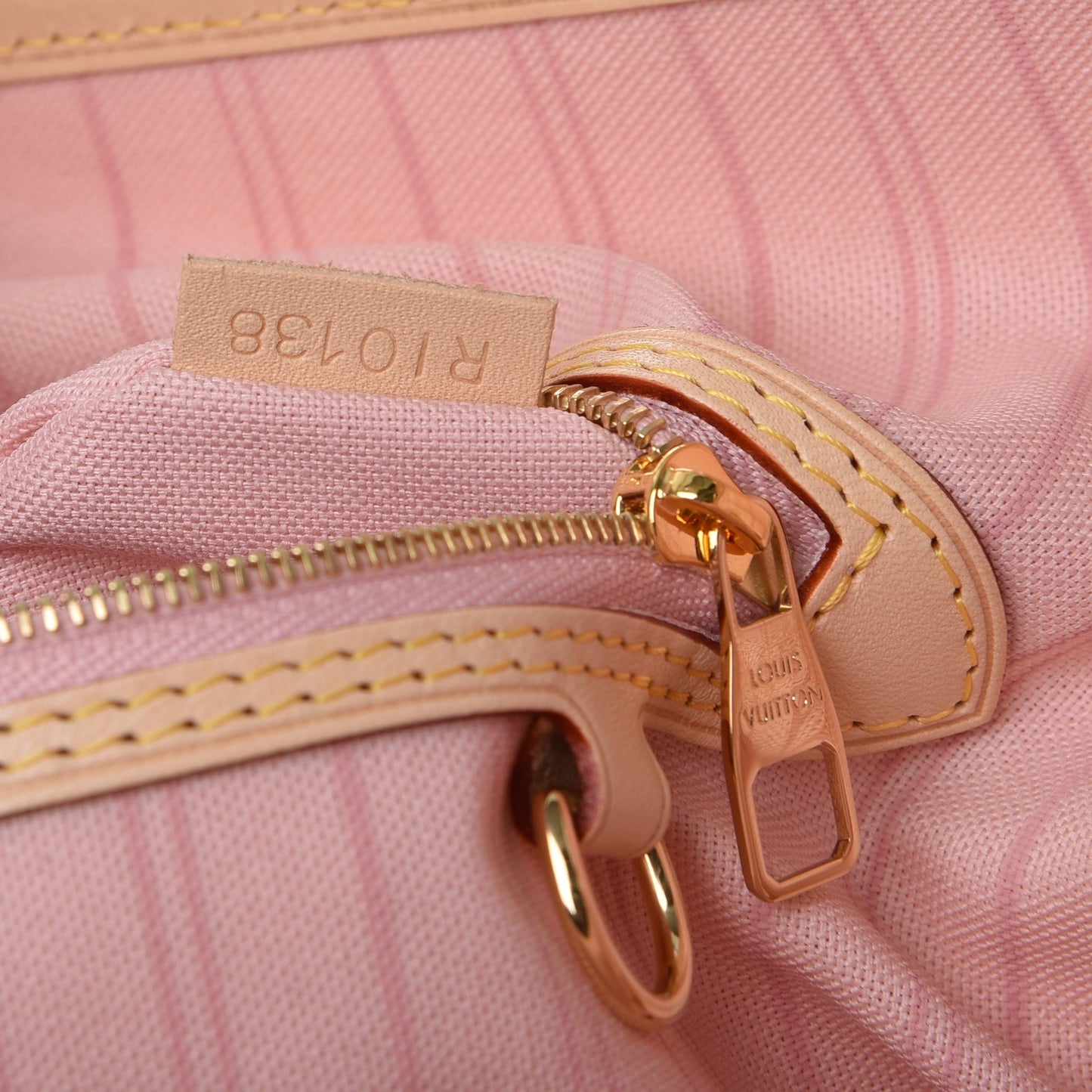 Damier Azur Delightful MM Rose Ballerine