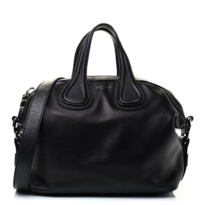 Givenchy Pebbled Calfskin Small Nightingale Black 1 of 8