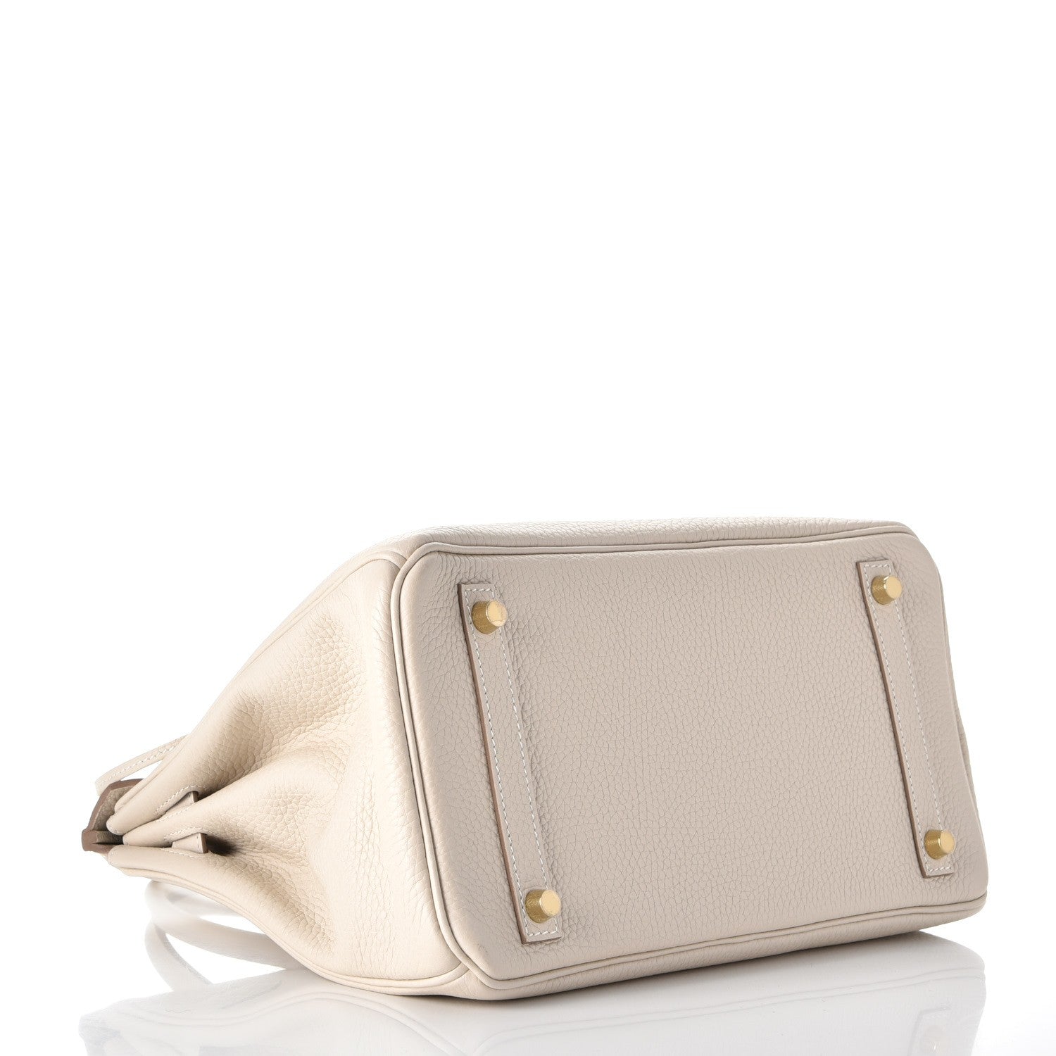 Hermes Taurillon Clemence Birkin 30 Craie 5 of 38