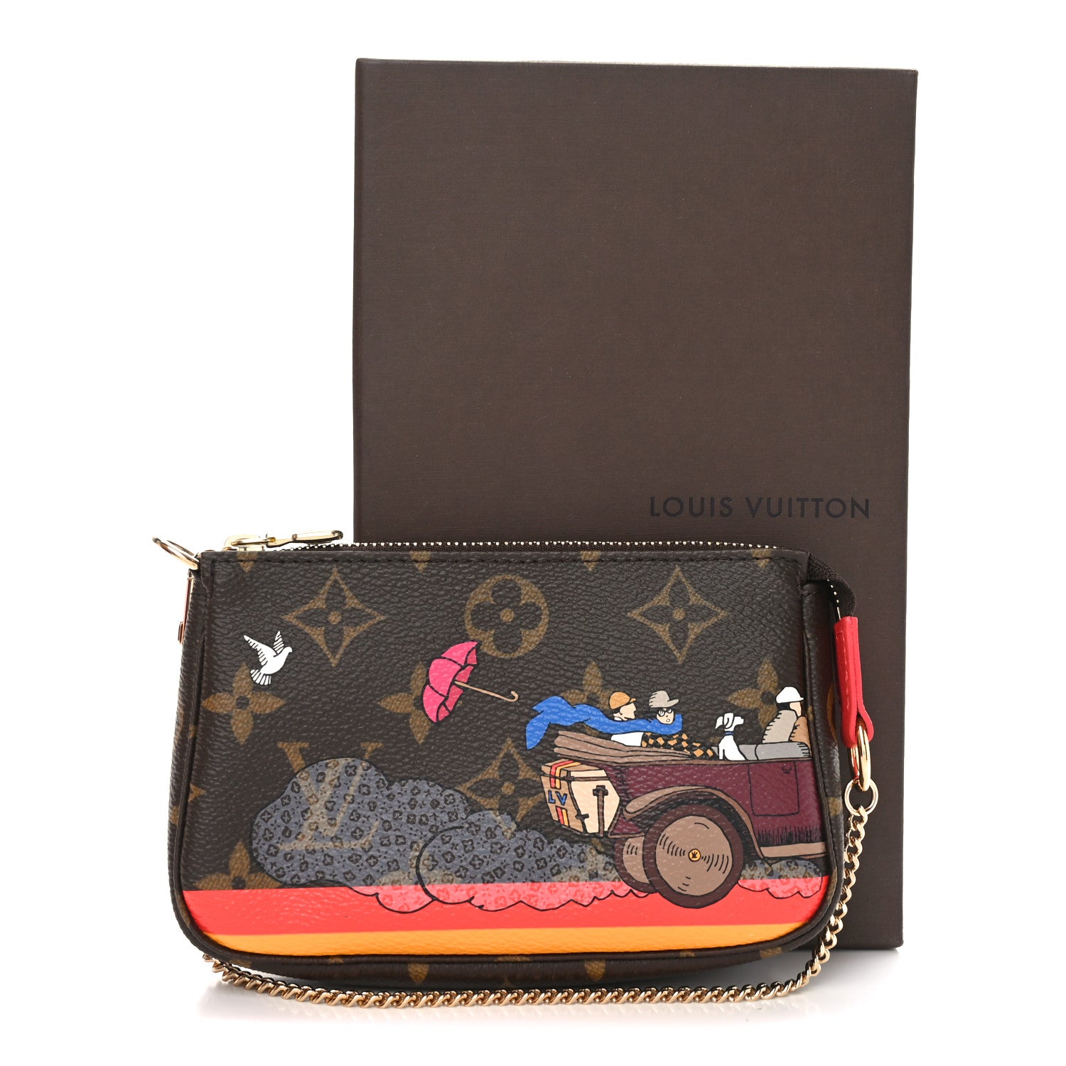 Louis Vuitton Monogram 2015 Christmas Animation Mini Pochette Accessories 10 of 10