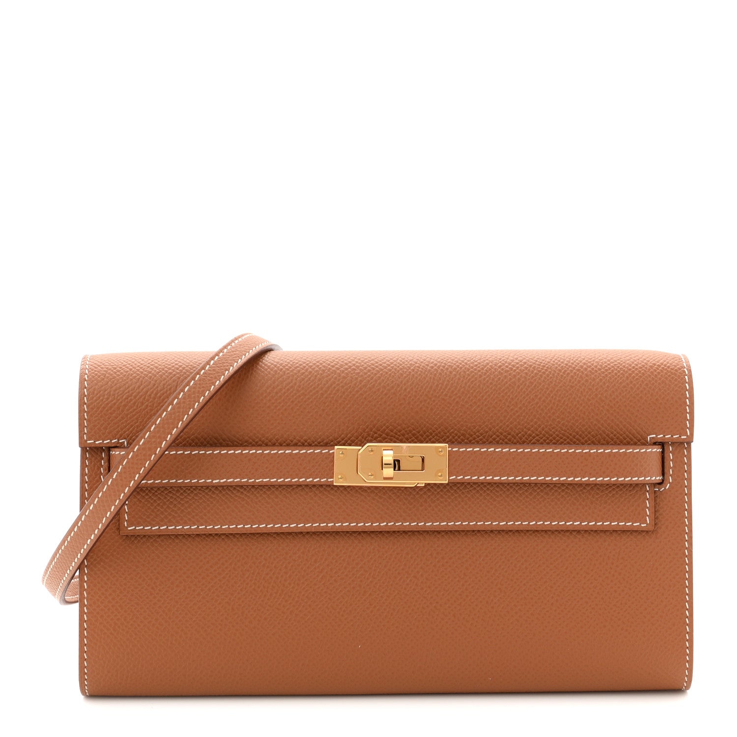 Hermes Epsom Kelly Wallet To Go Gold 1 of 21