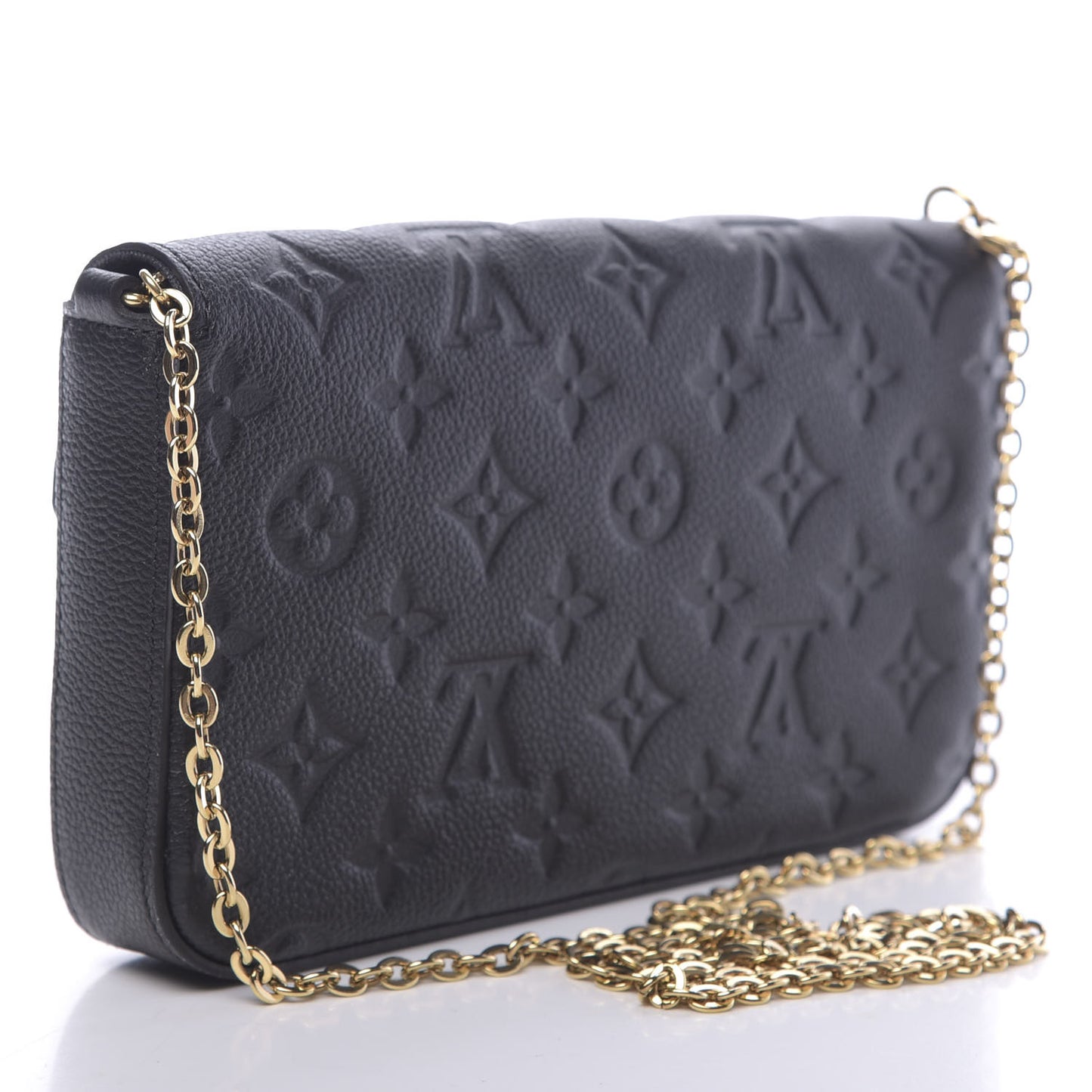 Empreinte Pochette Felicie Chain Wallet Black