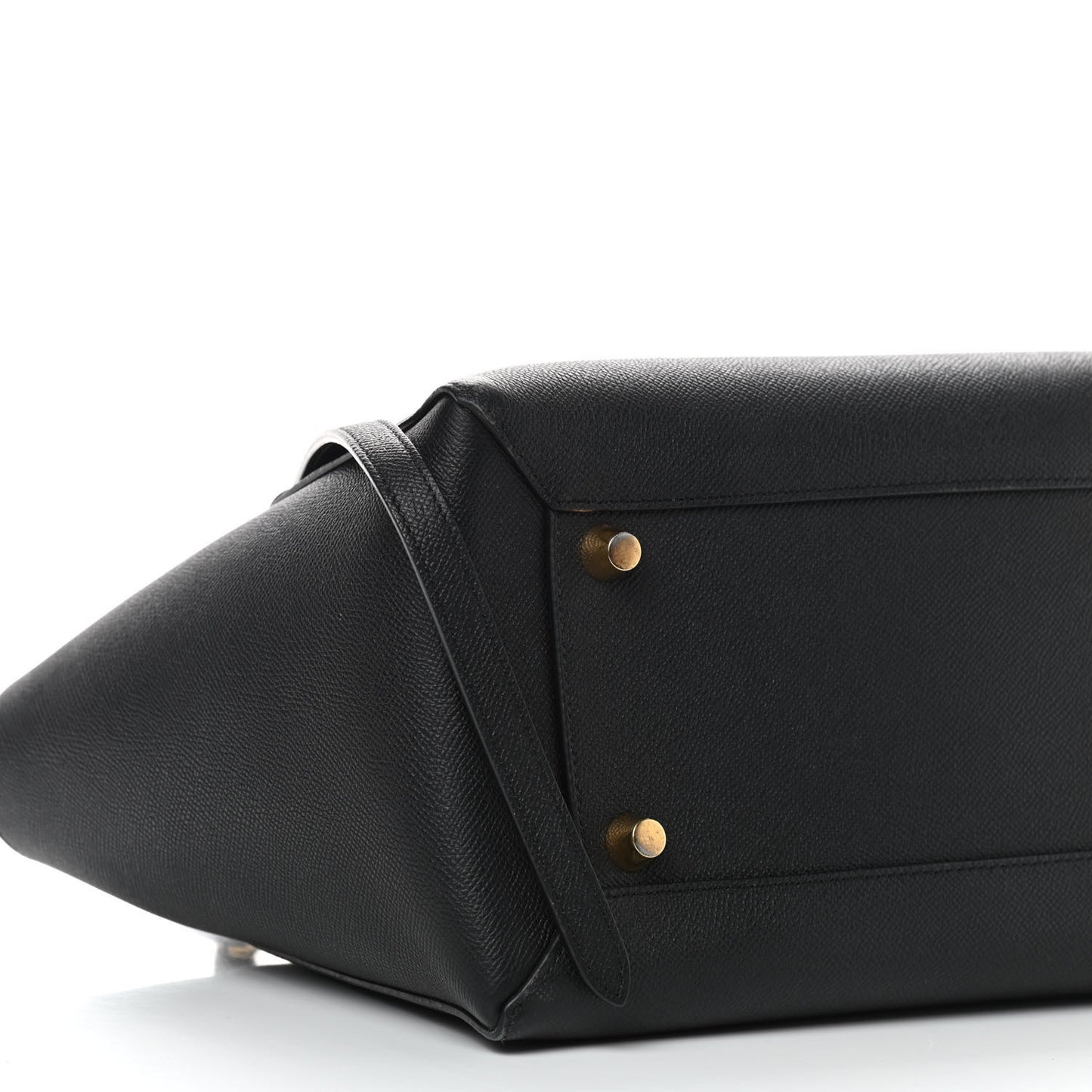 Grained Calfskin Mini Belt Bag Black