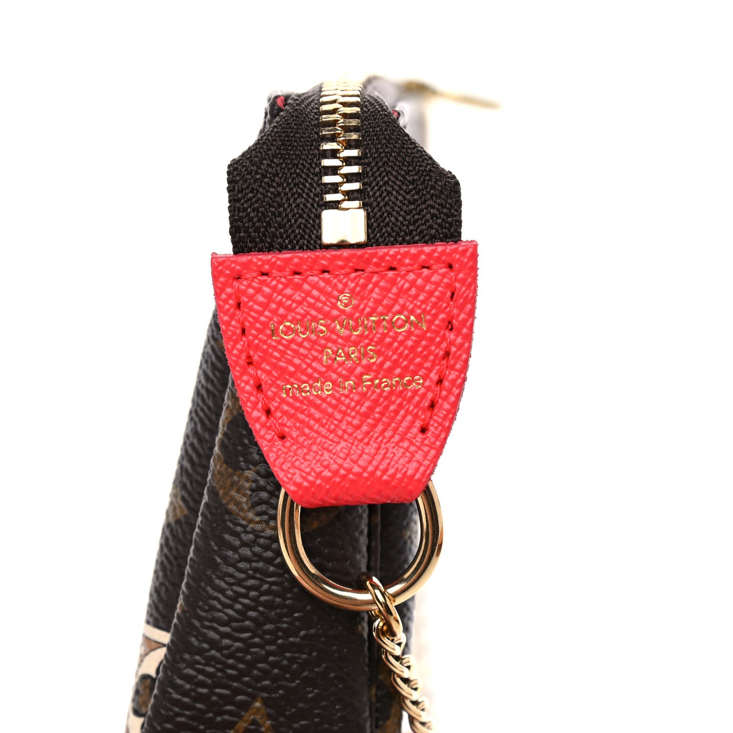Louis Vuitton Monogram 2021 Christmas Animation London Mini Pochette Accessories Red 6 of 11