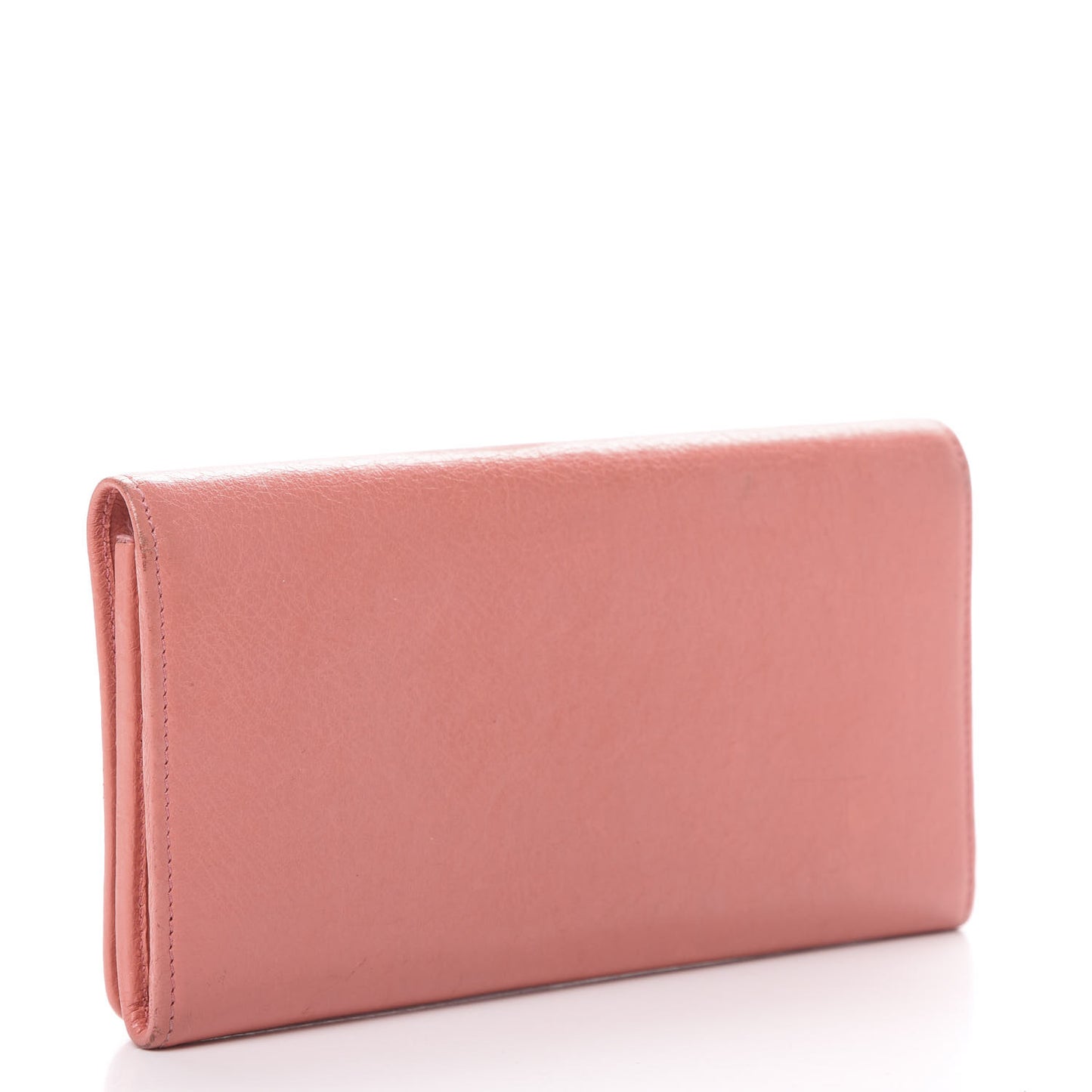 Agneau Classic Hardware Money Wallet Rose Azalee