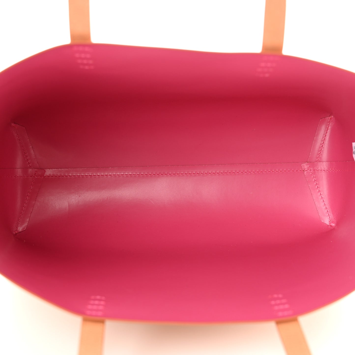 Calfskin Small Shopping Tote Cammello Dolly