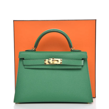 Hermes Epsom Mini Kelly Sellier 20 Cactus 30 of 30