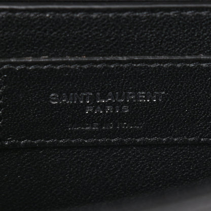Saint Laurent Grain De Poudre Small Classic Monogram Kate Tassel Satchel Black 8 of 8
