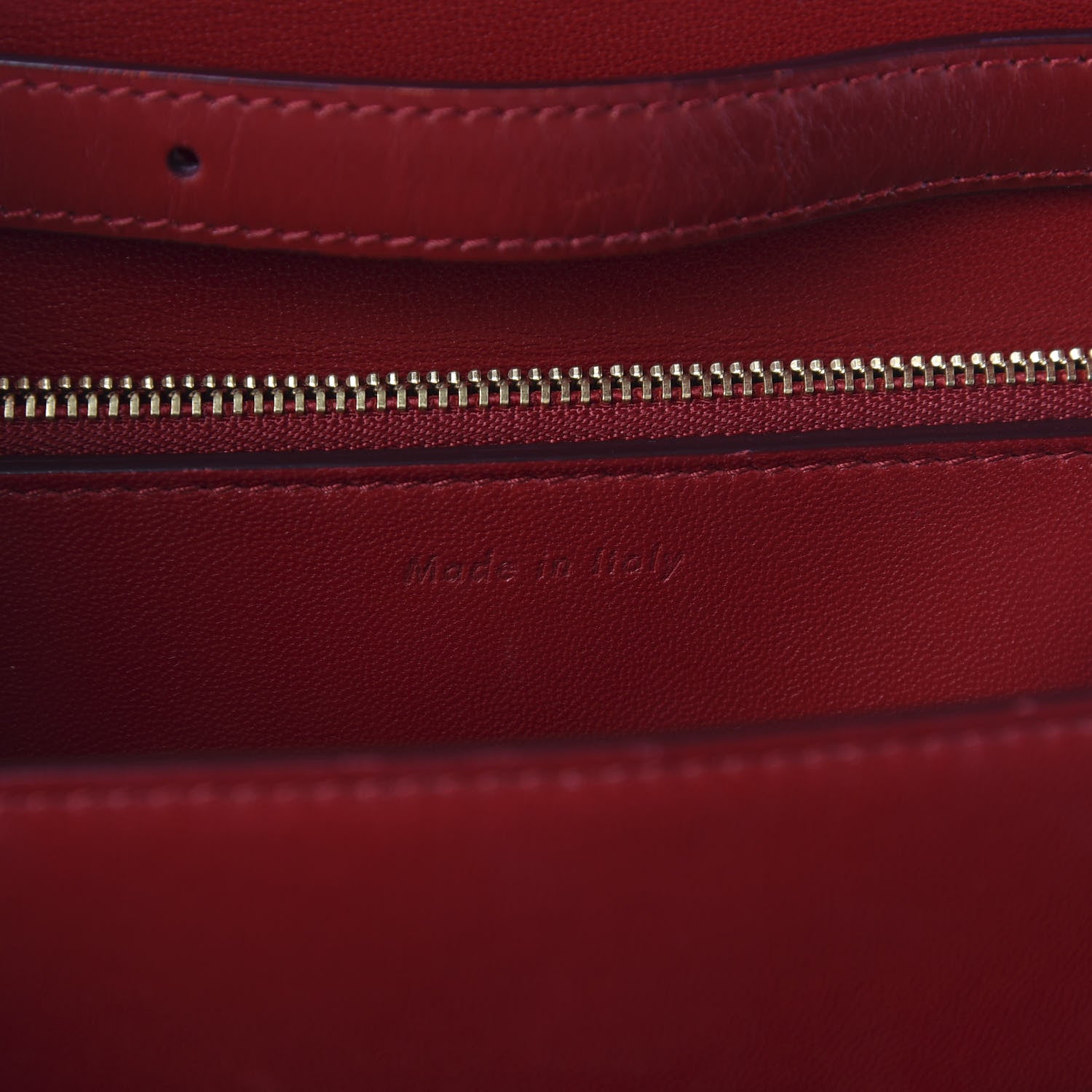 Celine Box Calfskin Medium Classic Box Flap Bag Red 8 of 9