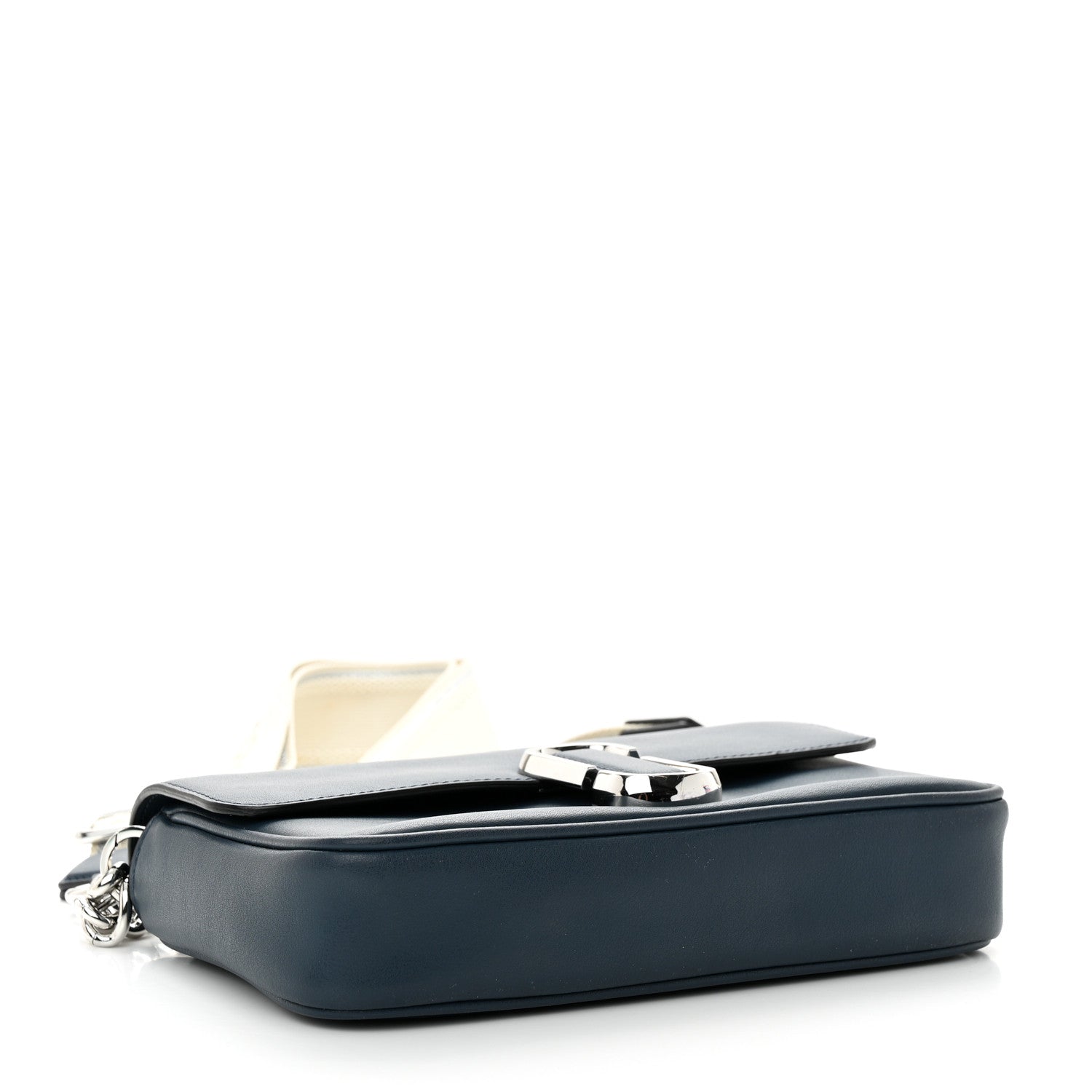 Marc Jacobs Calfskin The J Marc Shoulder Bag Blue Sea 4 of 13