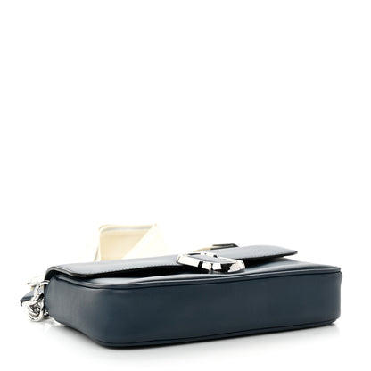 Marc Jacobs Calfskin The J Marc Shoulder Bag Blue Sea 4 of 13