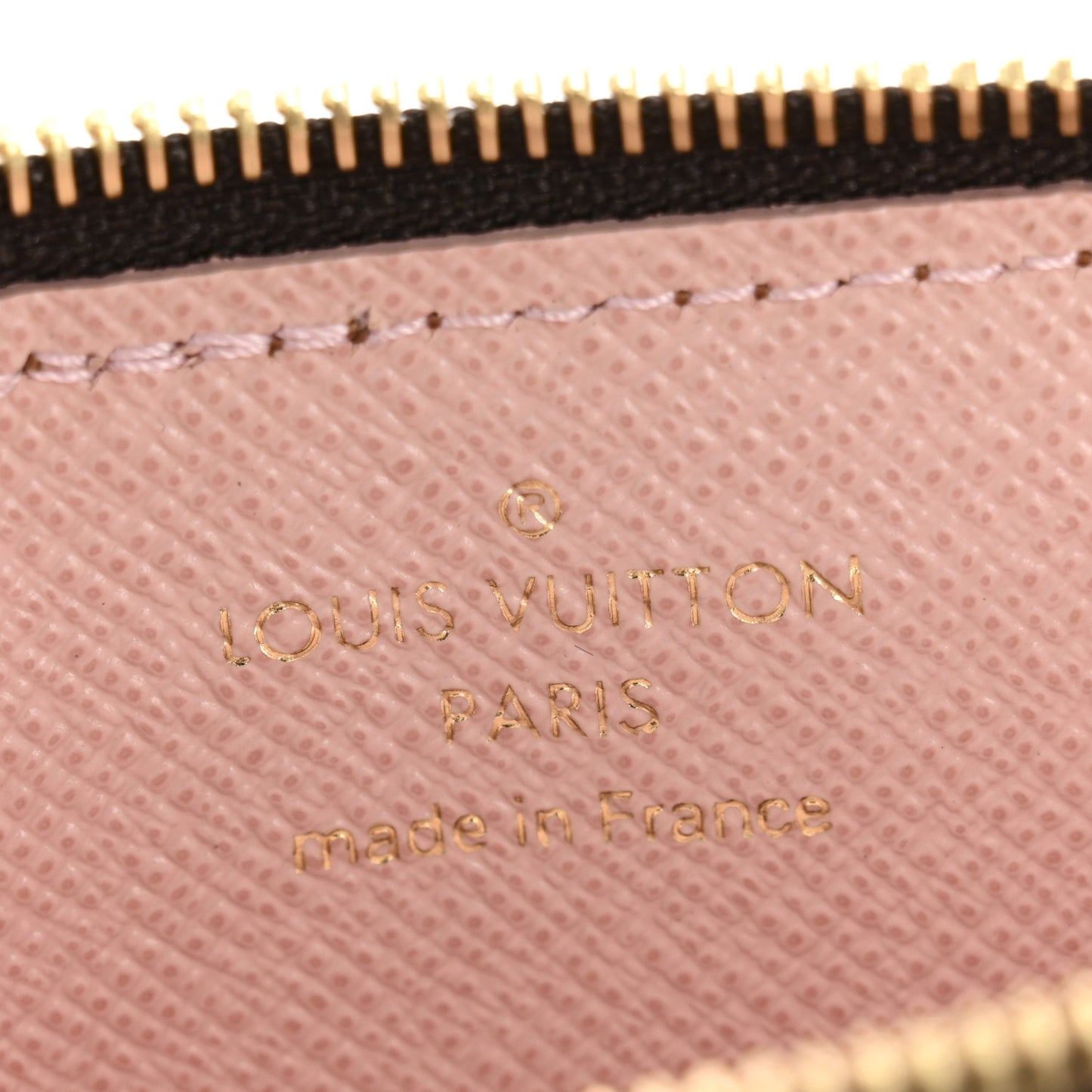 Damier Ebene Recto Verso Card Holder Rose Ballerine