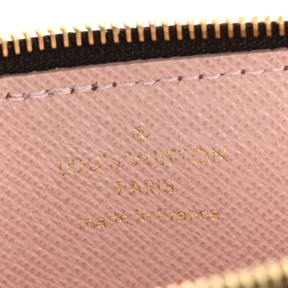 Louis Vuitton Damier Ebene Recto Verso Card Holder Rose Ballerine 6 of 8