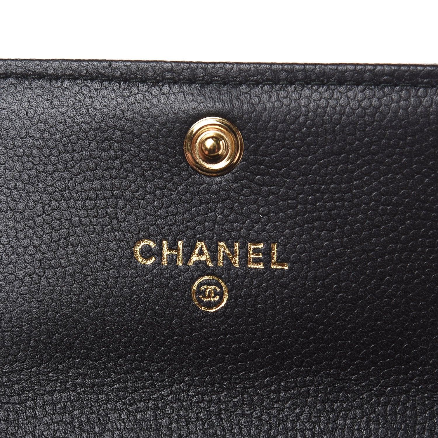 Chanel Caviar Quilted Boy Flap Card Holder Black 6 of 9