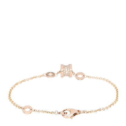 Bulgari 18K Rose Gold Diamond B.Zero1 Bracelet SM 2 of 3