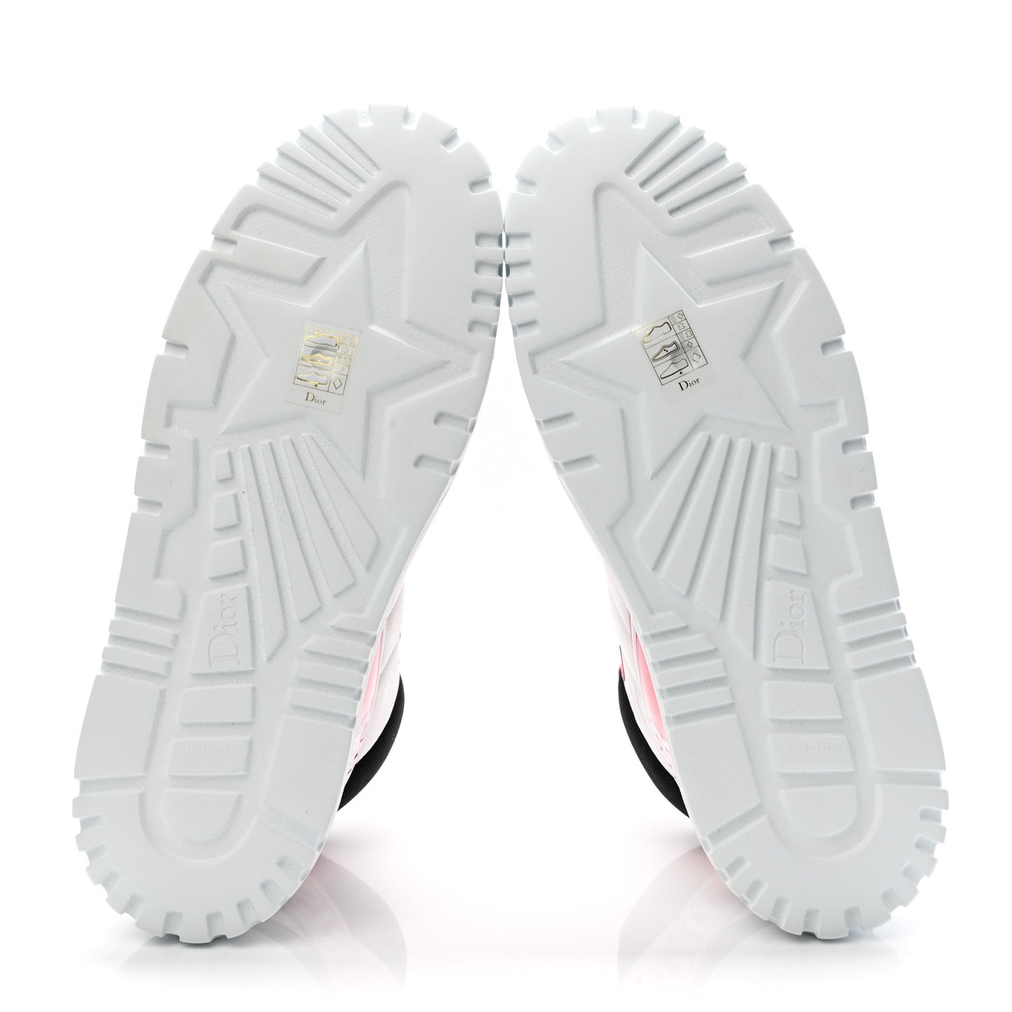 Nylon Calfskin Womens D-Player High Top Sneakers 40 Pink