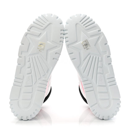 Christian Dior Nylon Calfskin Womens D-Player High Top Sneakers 40 Pink 5 of 10