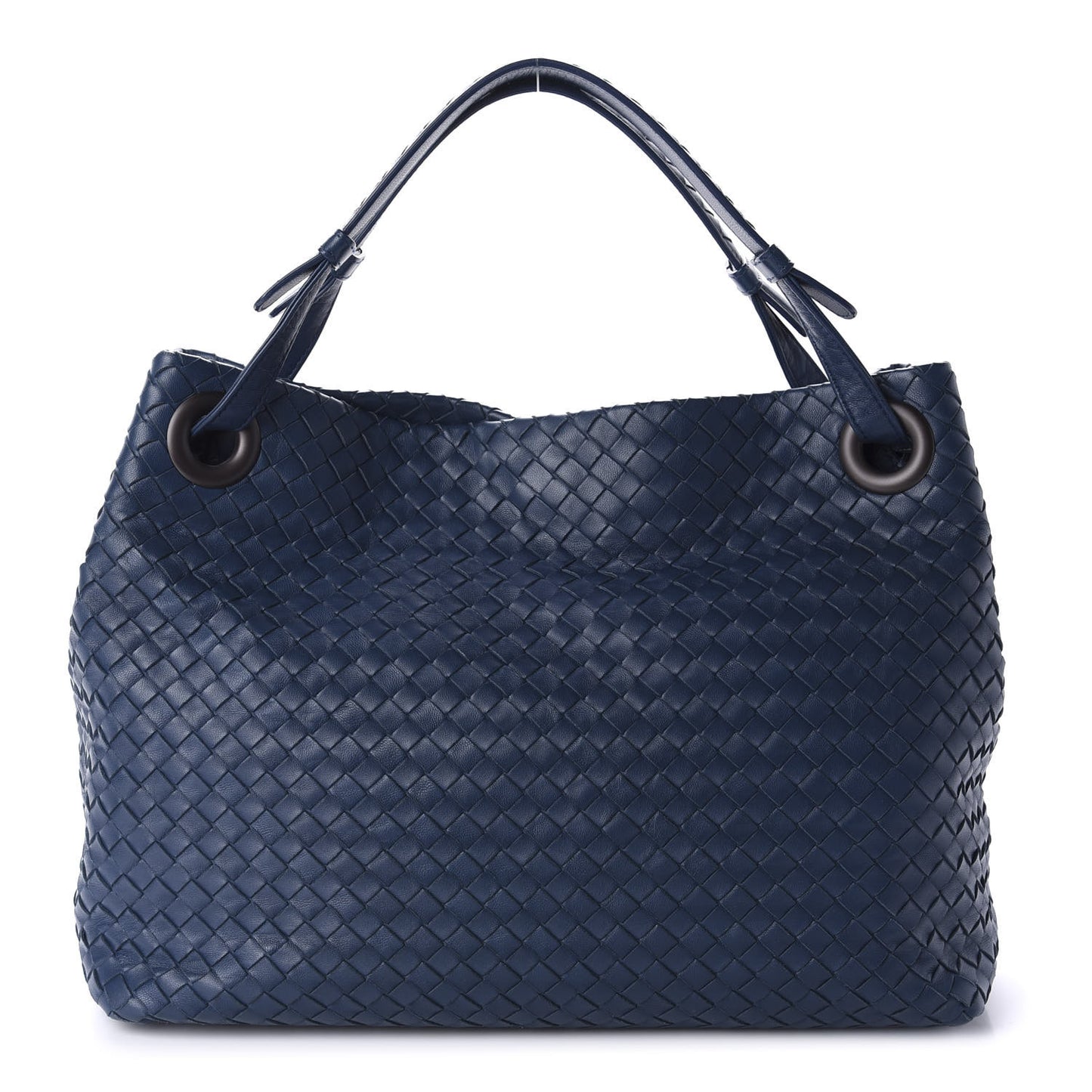 Nappa Intrecciato Medium Garda Bag Pacific