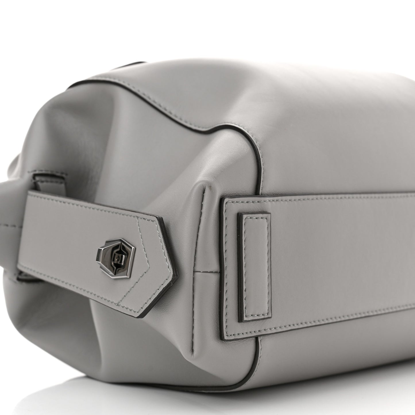 Calfskin Small Soft Antigona Pearl Grey