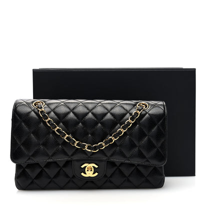 Chanel Caviar Quilted Medium Double Flap Black 11 of 11