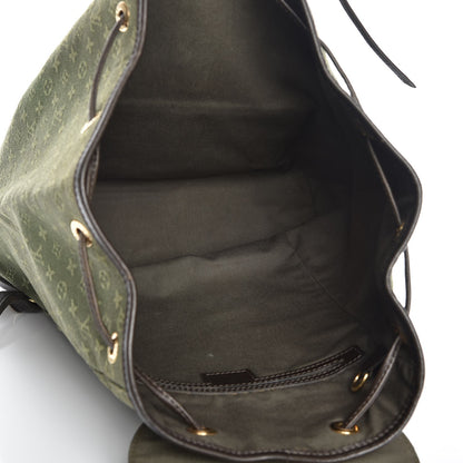 Louis Vuitton Mini Monogram Montsouris GM Backpack Kaki 5 of 7