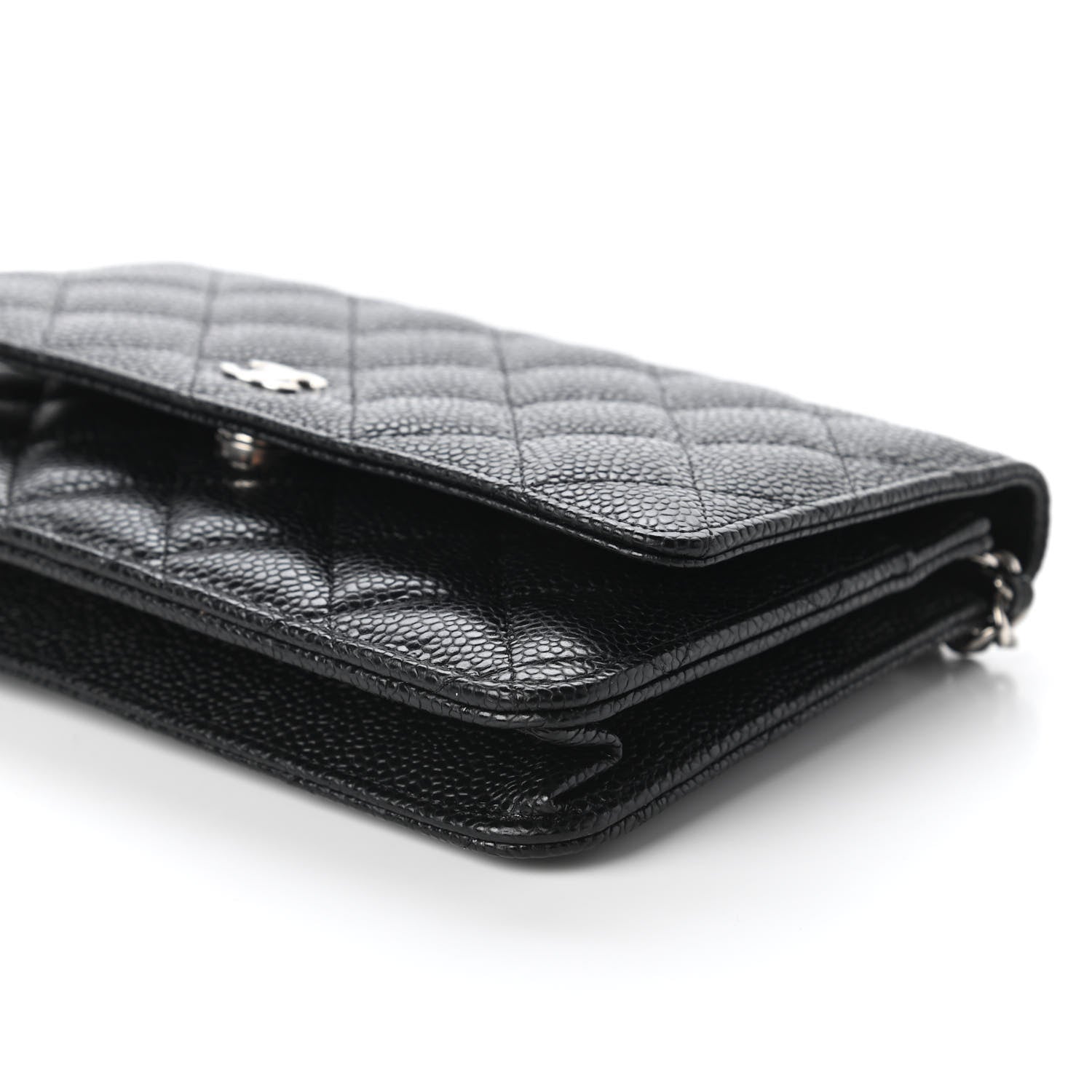 Chanel Caviar Quilted Wallet On Chain WOC Black 7 of 11
