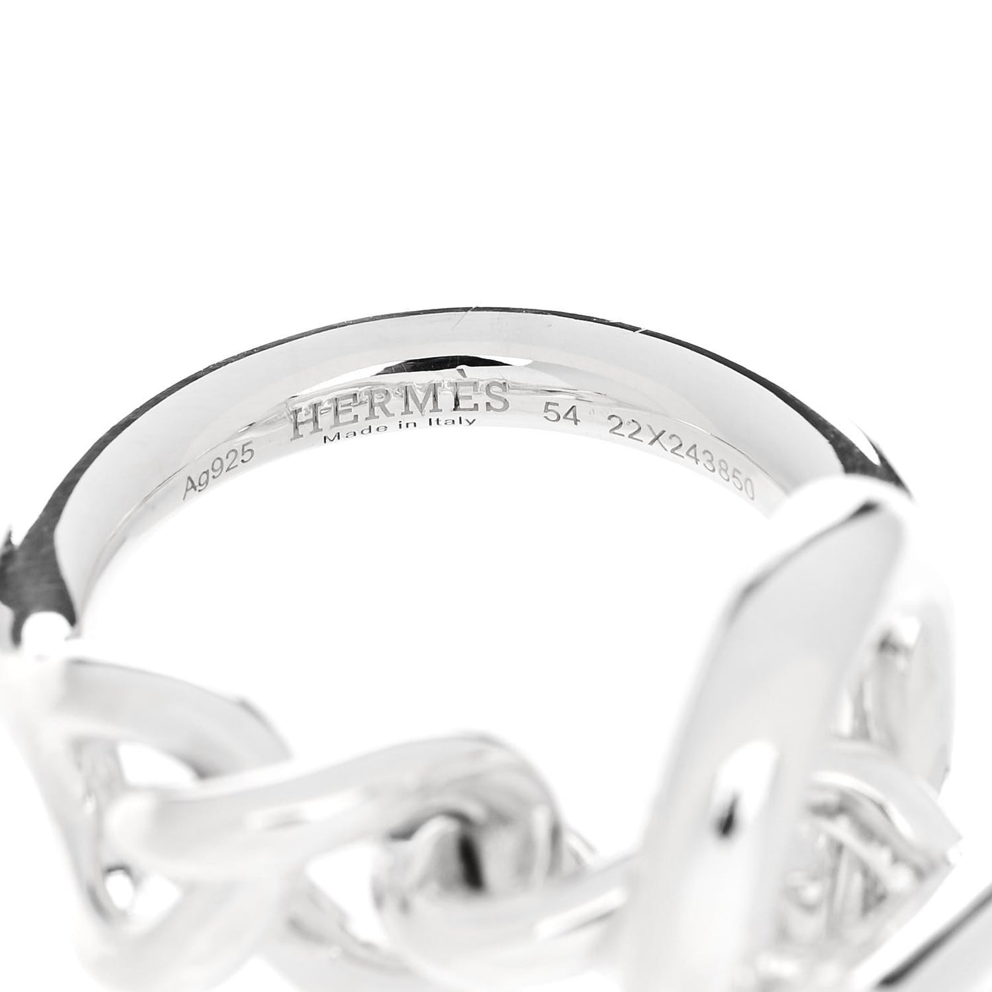 Sterling Silver GM Croisette Ring 54 6.75