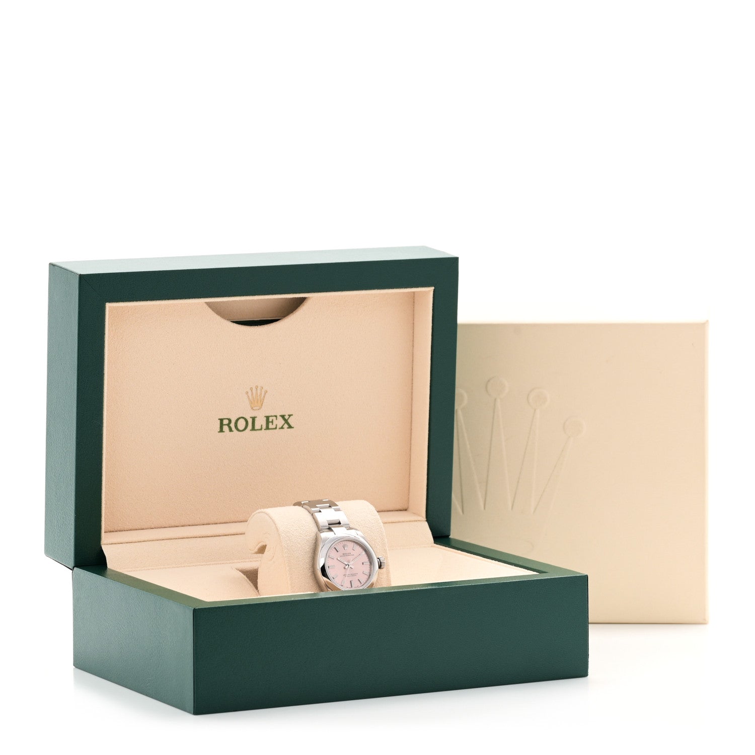 Rolex Stainless Steel 28mm Oyster Perpetual Datejust Watch Candy Pink 276200 Pink 5 of 5