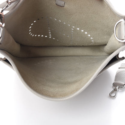 Hermes Taurillon Clemence Evelyne III PM Gris Perle 5 of 17