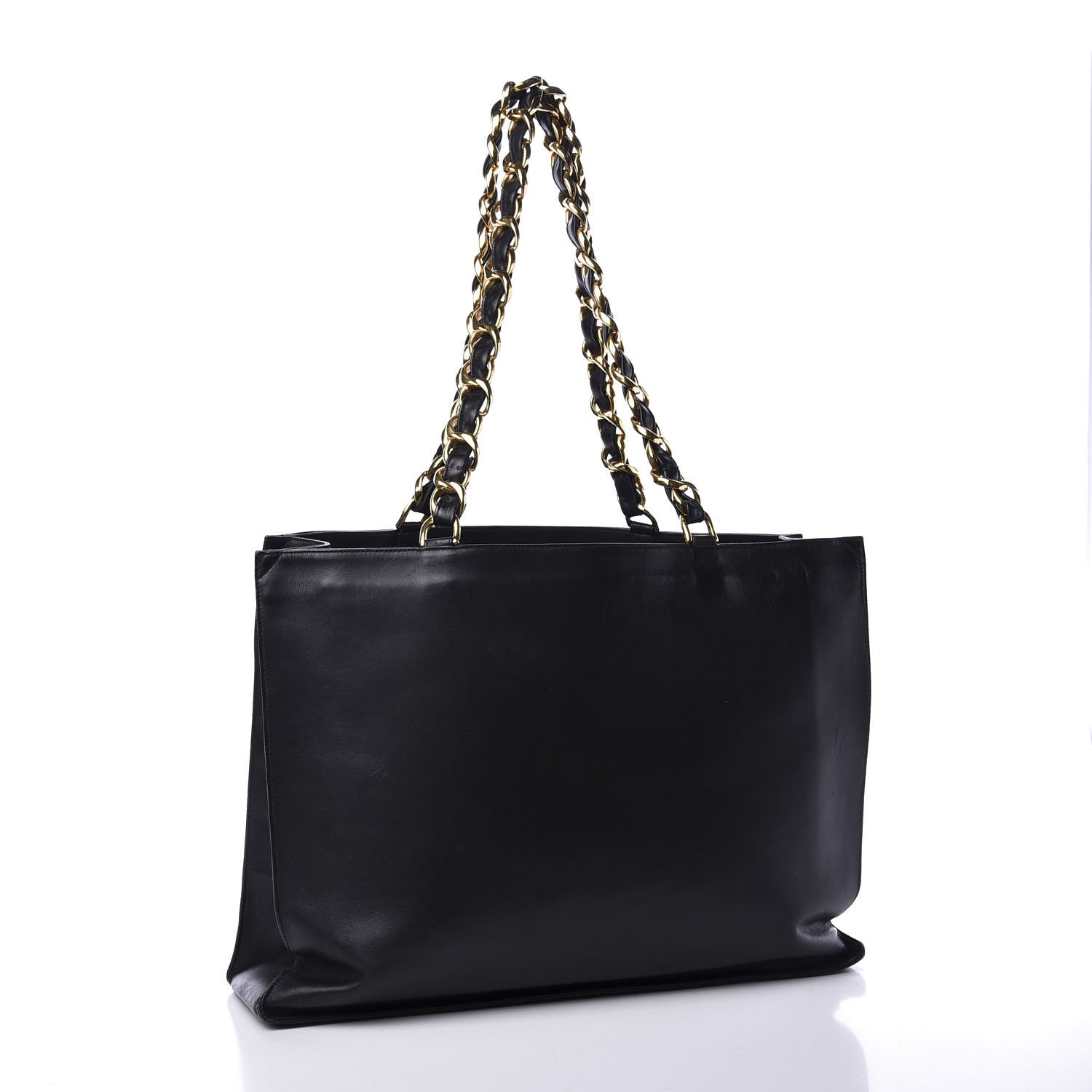 Chanel Lambskin CC Tote Black 2 of 10