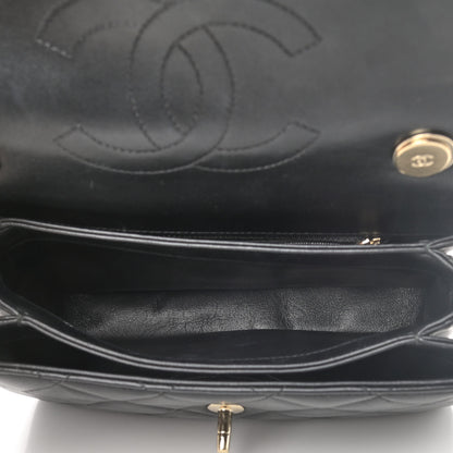 Chanel Lambskin Quilted Small Trendy CC Dual Handle Flap Bag Black 4 of 5